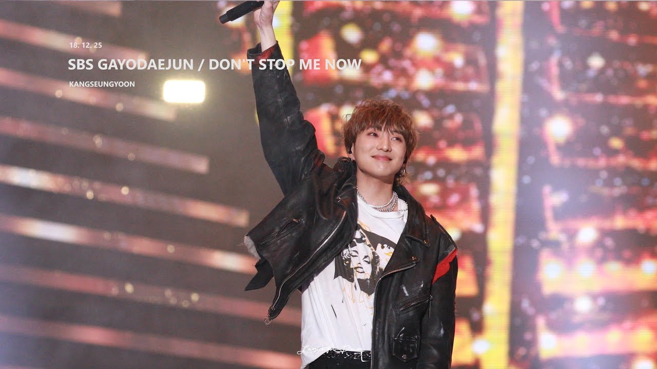 181225 SBS 가요대전 위너 강승윤 - DON'T STOP ME NOW