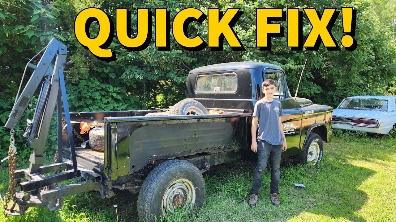 JD Rebuilds and Replaces Starter on Family Farm Truck '59 Dodge YouTube