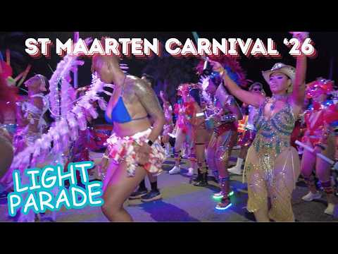 Walking St Maarten Carnival 2026 Light Parade