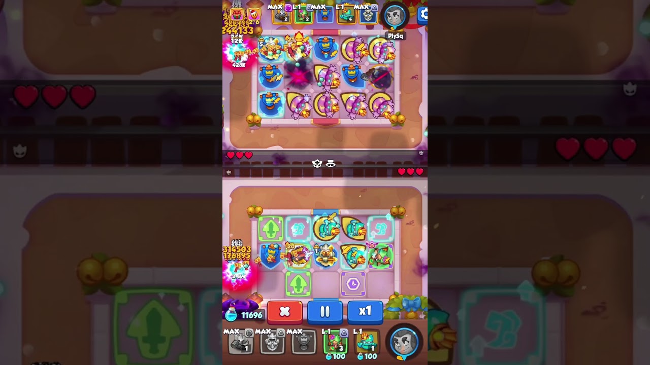 (Rush Royale) INSANE BATTLE!!!! Inquisitor vs Inquisitor 