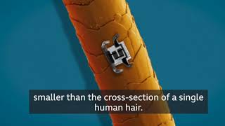 The robot smaller than the width of a hair