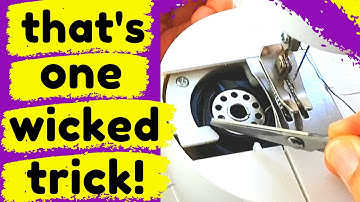 Probleem met het inrijgen van de spoel van een mini-naaimachine? De spoel is OPGELOST!!!