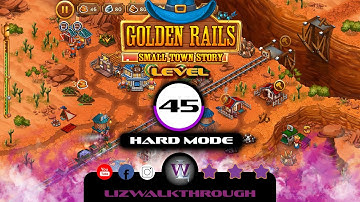 Golden Rails 2 - Level 45 - Small Town Story - Walkthrough