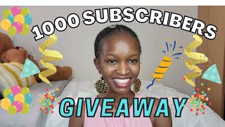 1000 SUBSCRIBERS GIVEAWAY FULL DETAILS|