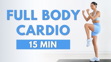 15 MIN FULL BODY CARDIO WORKOUT 🔥 FAT BURNING (No Jumping, No Squats, No Lunges)