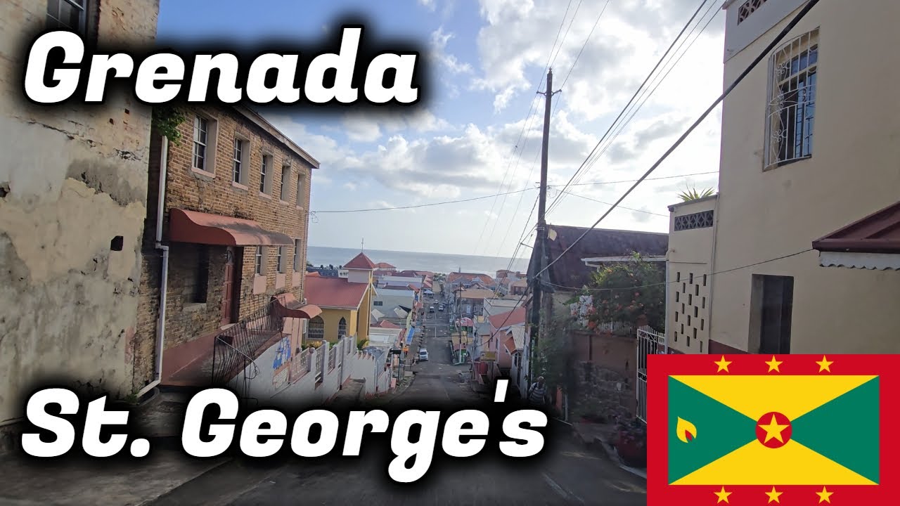 Scenic Drive Throughout Grenada's Capital | Most Picturesque Caribbean City