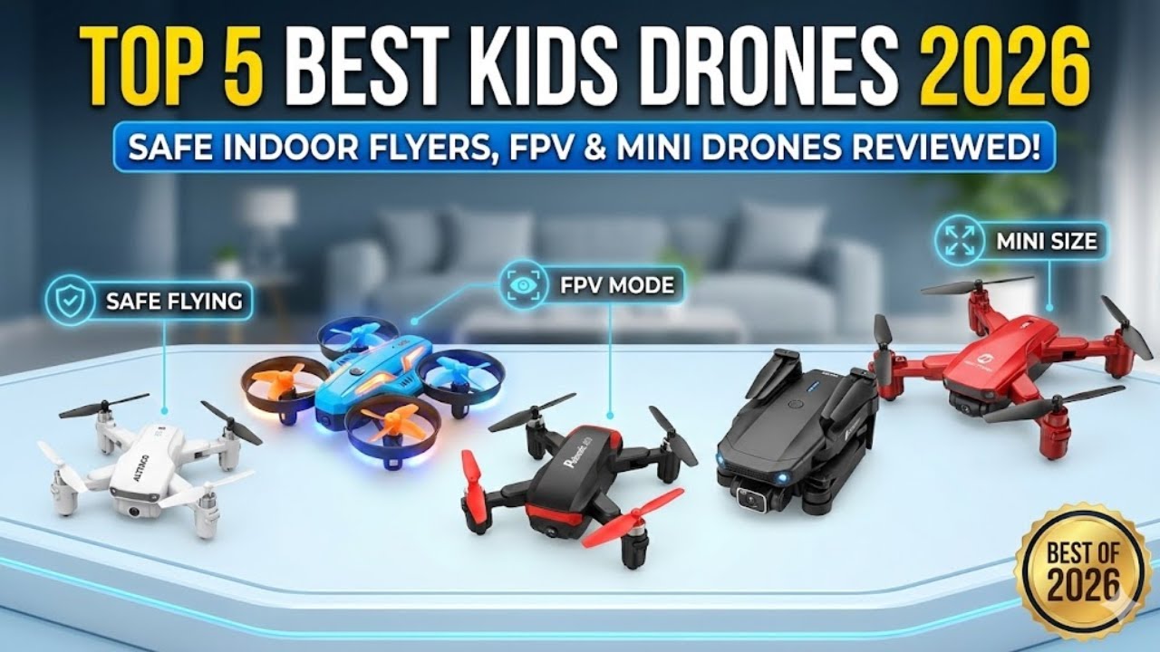 Top 5 Best Kids Drones 2026 – Safe Indoor Flyers, FPV & Mini Drones ...