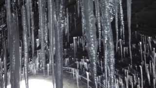 Huge Icicles inside the Culvert Tunnel
