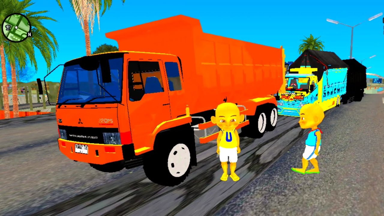 Upin dan ipin Jajan Seblakk Naik Truk Oleng milik Kak Ros 🤣😅 Dunia Oyya