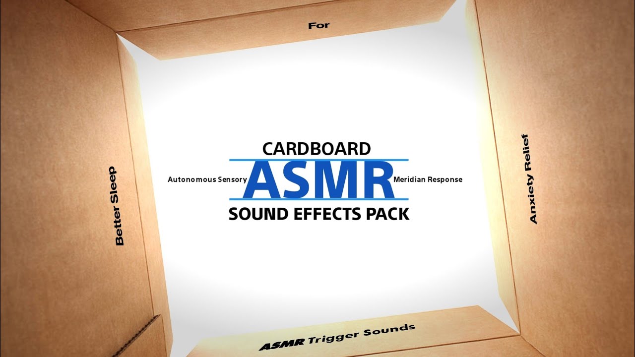 ASMR Cardboard Sounds Cardboard Sounds ASMR YouTube