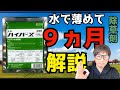 散布を楽に雑草を長期間生やさない丸和バイオケミカルのハイバーXについて