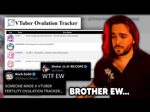 Stalker makes "ovulation tracker" for Female VTubers online...