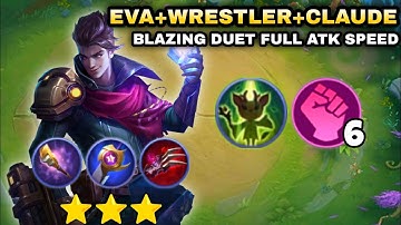 CLAUDE+EVA 3.!! CRAZY COMBO.!! MAGIC CHESS MOBILE LEGENDS
