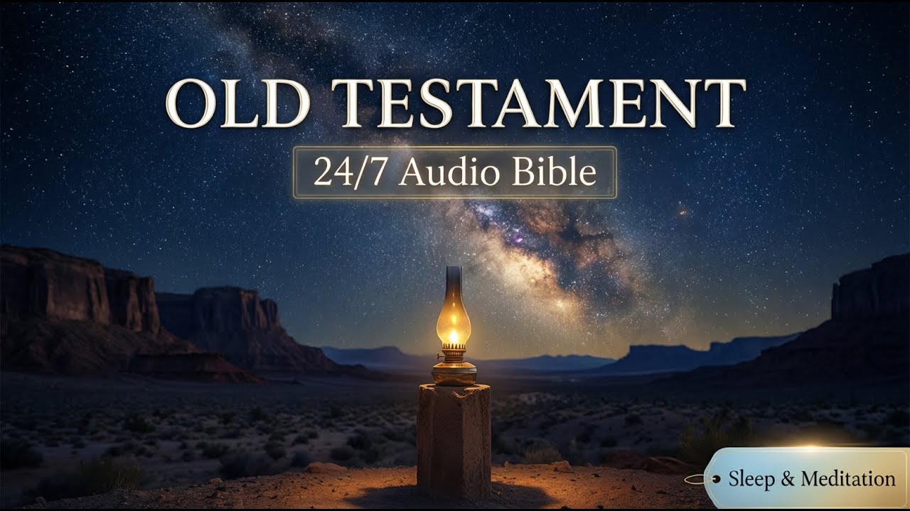 Relaxing Old Testament Audio Bible Reading | 24/7 Live Stream | Sleep, Meditation & Peace 