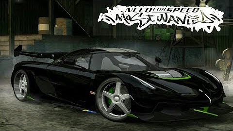 NFS Most Wanted | The super speed koenigsegg jesco mod | Junkman Tunning