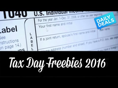 Tax Day Freebies & Deals For 2016, Free Stuff, Amazon Coupons ► The Deal Guy