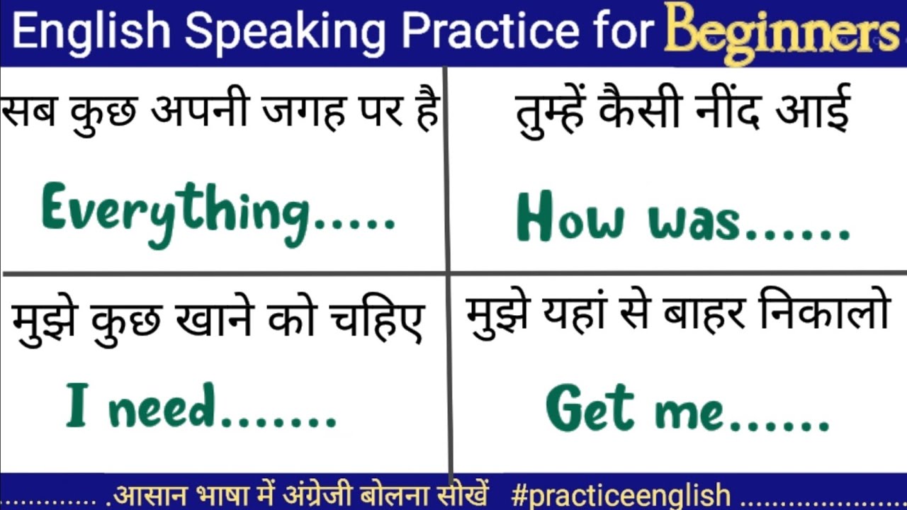 Daily Use English sentences l आसानी से अंग्रेजी सीखें l Practice