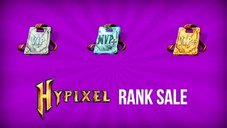The Hypixel Rank Sale.. (Black Friday)