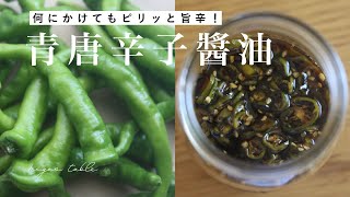 【万能調味料】なんでも合う！青唐辛子醬油の作り方&アレンジレシピ3品