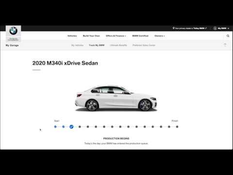 How to track a factory BMW order