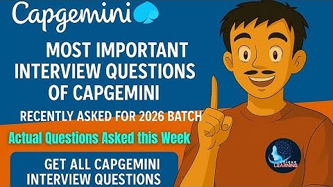 Top Capgemini Interviewvragen 2026 | Meest Geciteerde & Recente Vragen | Crack Capgemini