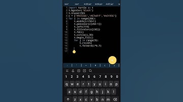 Python turtle graphic design😜😜🥰🥰 || python coding status 😍😜 #shorts   #programming  #turtle  #python