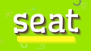 How To Say Seat High Quality Voices