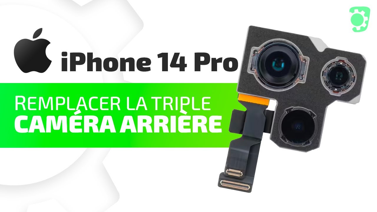 Caméra Arrière Originale IPhone 14 Pro – Neuve, Pièce Détachée