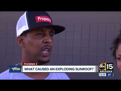 What caused an exploding sunroof in this viewer's Kia Sportage?