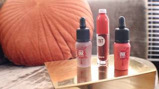 Peripera Swatches Airy Ink Velvet, Tint Water Gel, And Ink Velvet