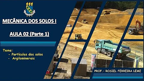 Qual o tamanho das partículas do solo?