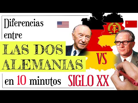 Vídeo: Diferencia Entre Alemania Oriental Y Occidental