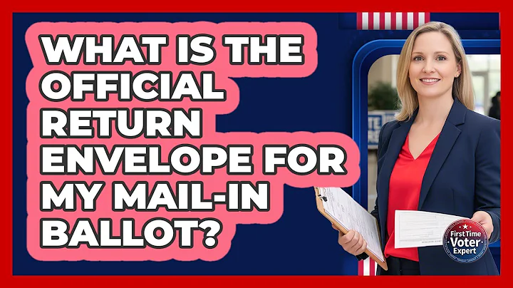 What Is the Official Return Envelope For My Mail-In Ballot?