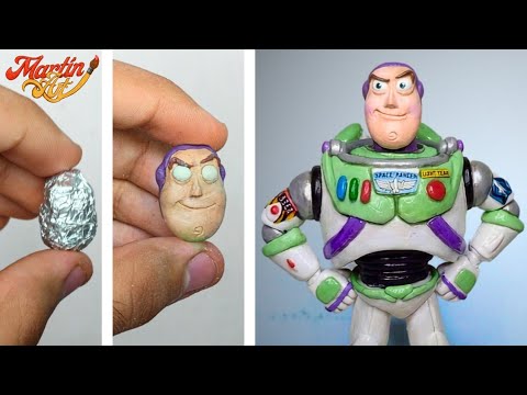 How to Make a BUZZ LIGHTYEAR Toy Story 5 Clay Sculpture | MartinArt