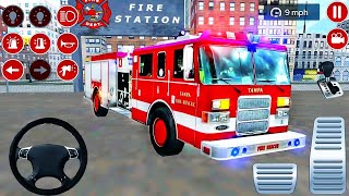 Real Fire Truck Driving Simulator - Fire Fighting Fireman's Daily Job (2021) New app GamePlay screenshot 4