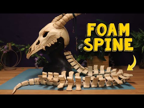 How I Made This DETACHABLE Beast Spine out of EVA Foam | Cosplay Tutorial
