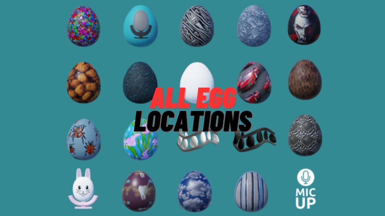 Mic Up Easter Egg Hunt Egg Locations YouTube