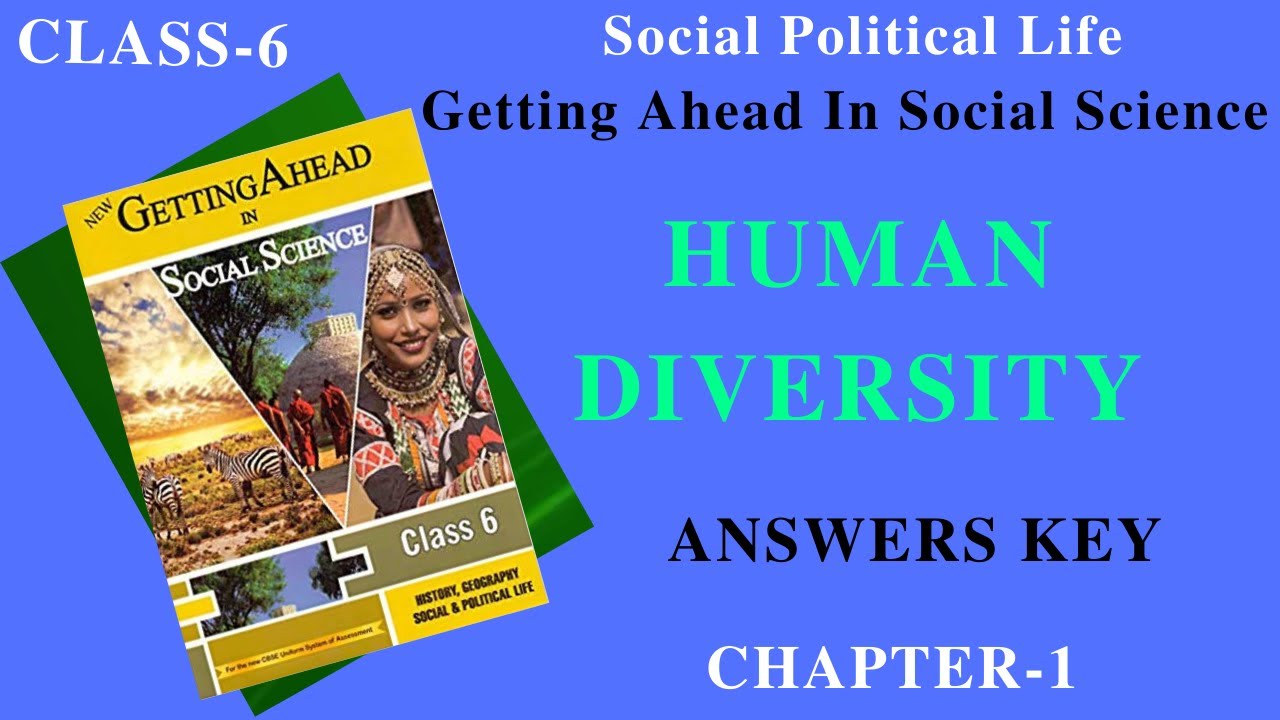 Human Diversity (Answer Key) Class 6 Social Political Life Chapter 1 ...