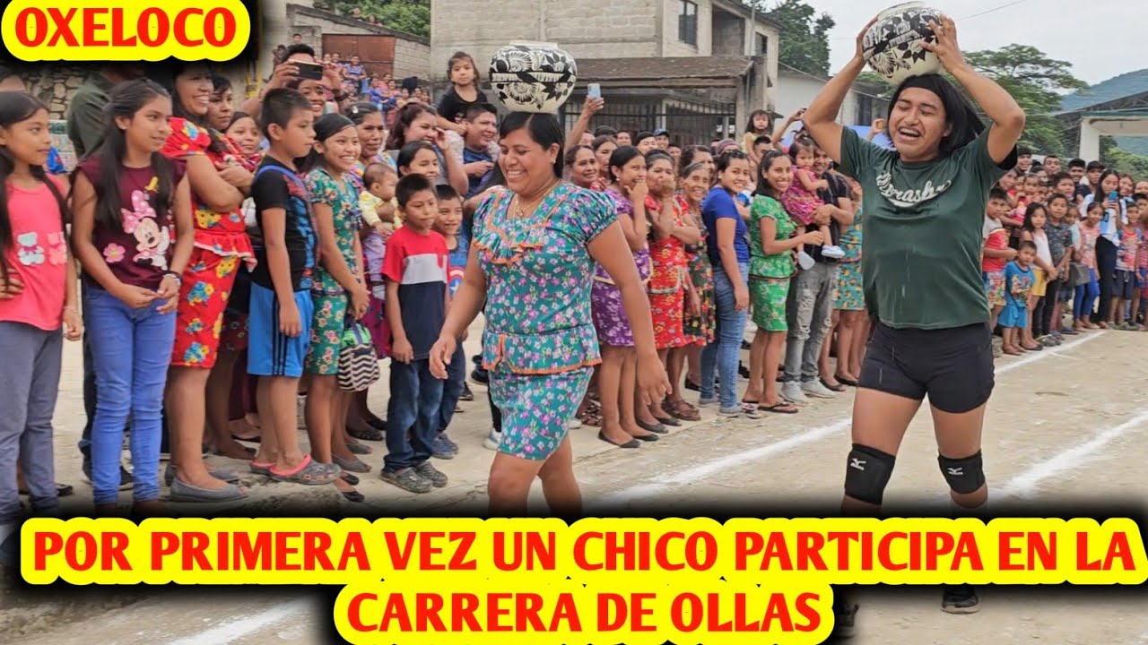 LA CARRERA DE OLLAS MAS DIVERTIDO LA  QUE SE CELEBRO EN OXELOCO YAHUALICA