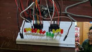 Implementasi Teknik Cascading Shift Register SN74HC595N untuk Optimasi Output LED Berbasis ESP32