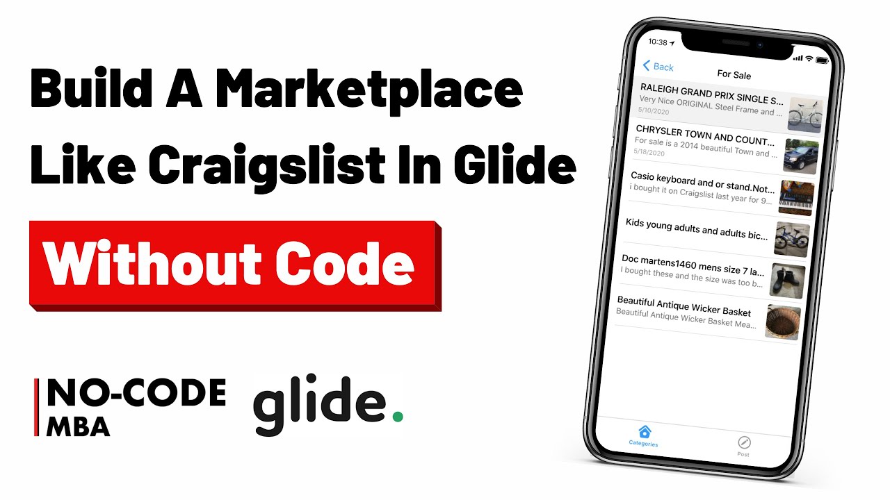 Build A Marketplace Like Craigslist In Glide (Intro)