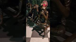 Creepy Monkey Statues outside Chit Chat Creepy Monkey Statues outside Chit Chat