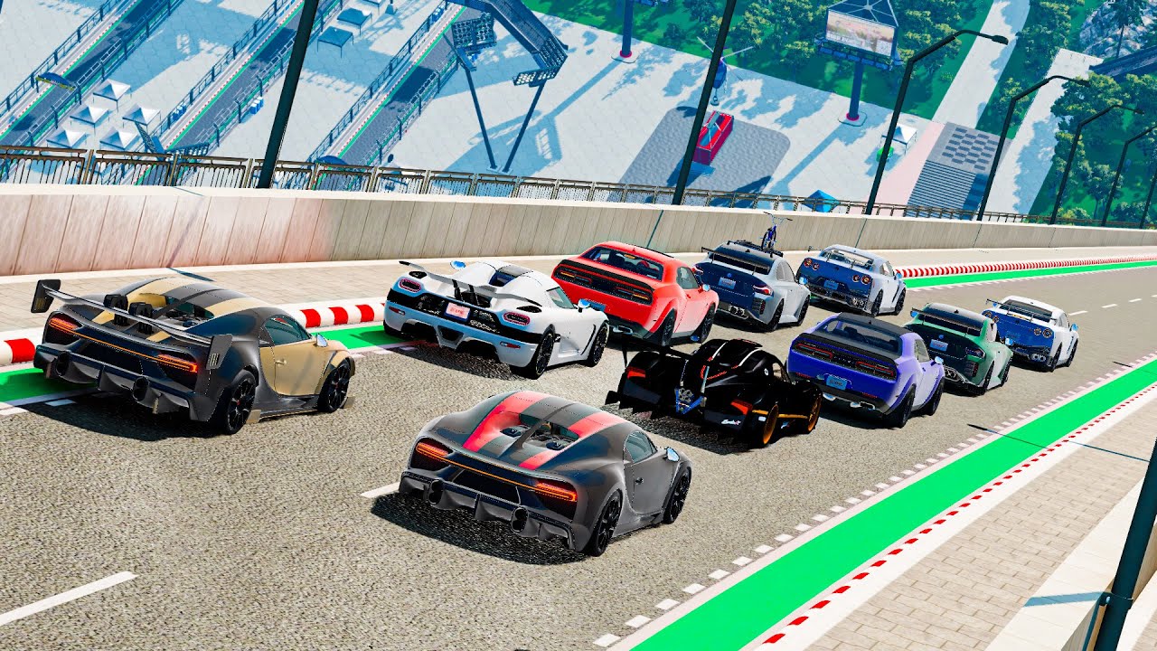 Big Ramp Jumps with Expensive Cars #12 |  BeamNG Drive | BeamNG 206IX