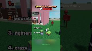 Best Roblox UGC Emotes 2026