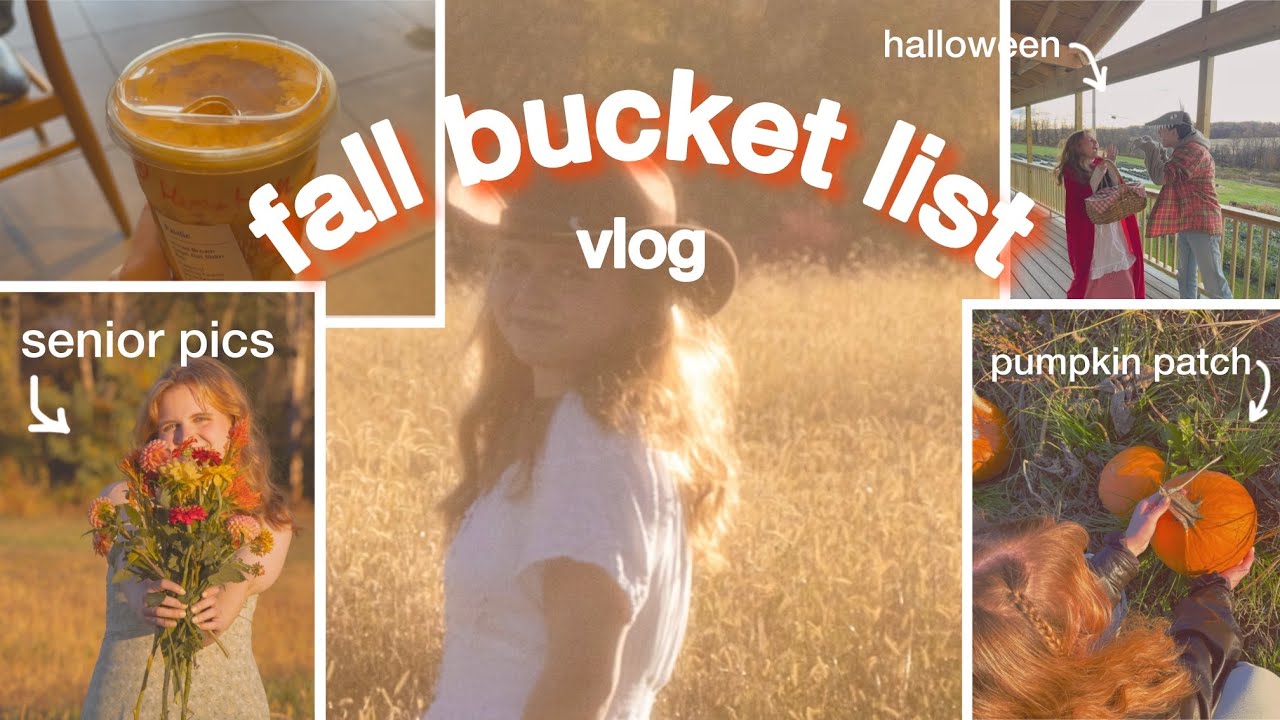 cozy chapters, #5: fall bucket list *thrifting, Halloween, corn maze, etc.