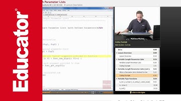PHP: Variable Length Parameter Lists
