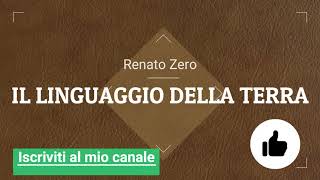 IL LINGUAGGIO DELLA TERRA