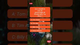Réfléchis vite ! Qui a doublé la voix du personnage de Woody dans Toy Story ?