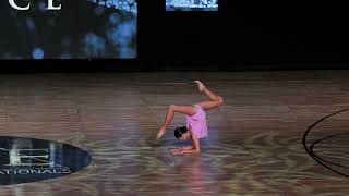 WCE 2025 Dance Team Nationals 1st Place Dancer of the Year Silver Mia Tomasello Santana