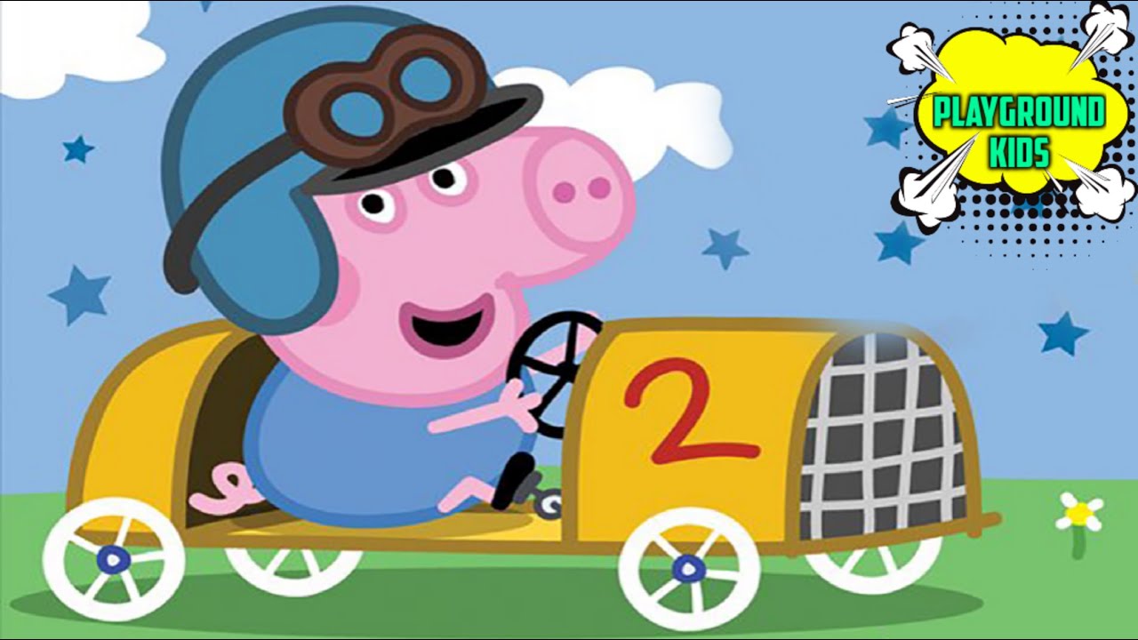 Peppa Pig Puzzle Rally Car 4K